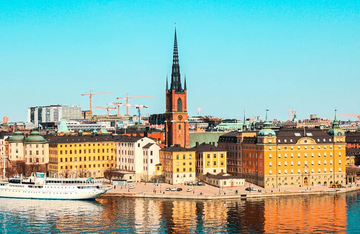 View of Stockholm city