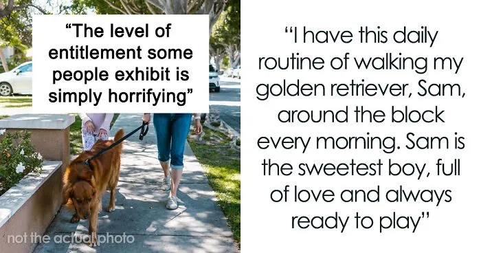 Person’s Daily Walk With Their Golden Retriever Gets Clouded After Running Into An “Off-Putting” Neighbor Who Pointed A Gun At The Dog