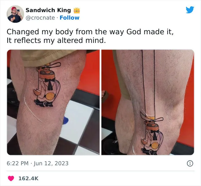 30 Gloriously Bad Tattoos That Were Shared In Response To Grimes’ New Ink