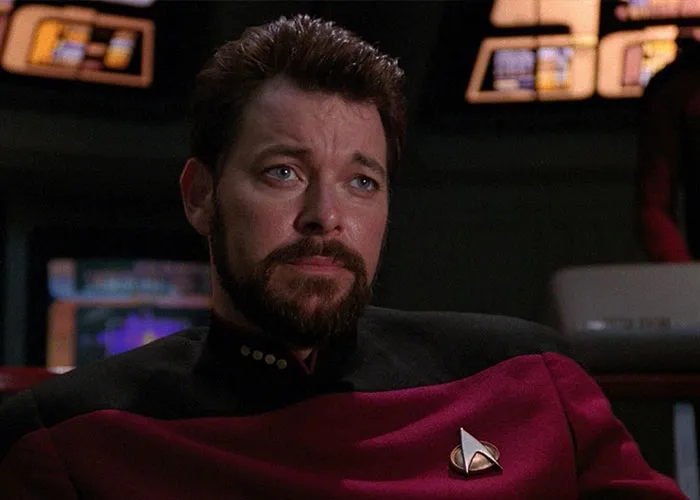 Captain Kirk looking at someone with a pitiful look