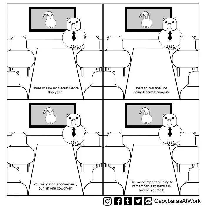 My Comic About Capybaras Showcases The Situations Many Of Us Have To Face At Work (34 Pics)