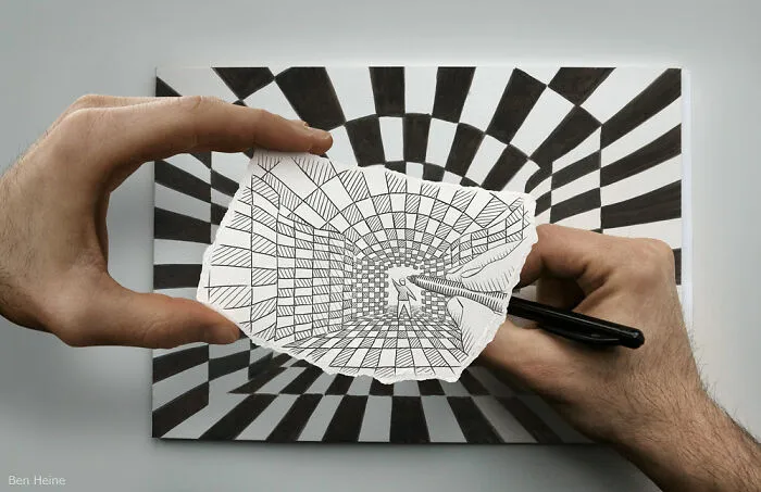 This Artist Merges His Pencil Illustrations With Photography, And The Effect Is Quite Unique (43 Pics)