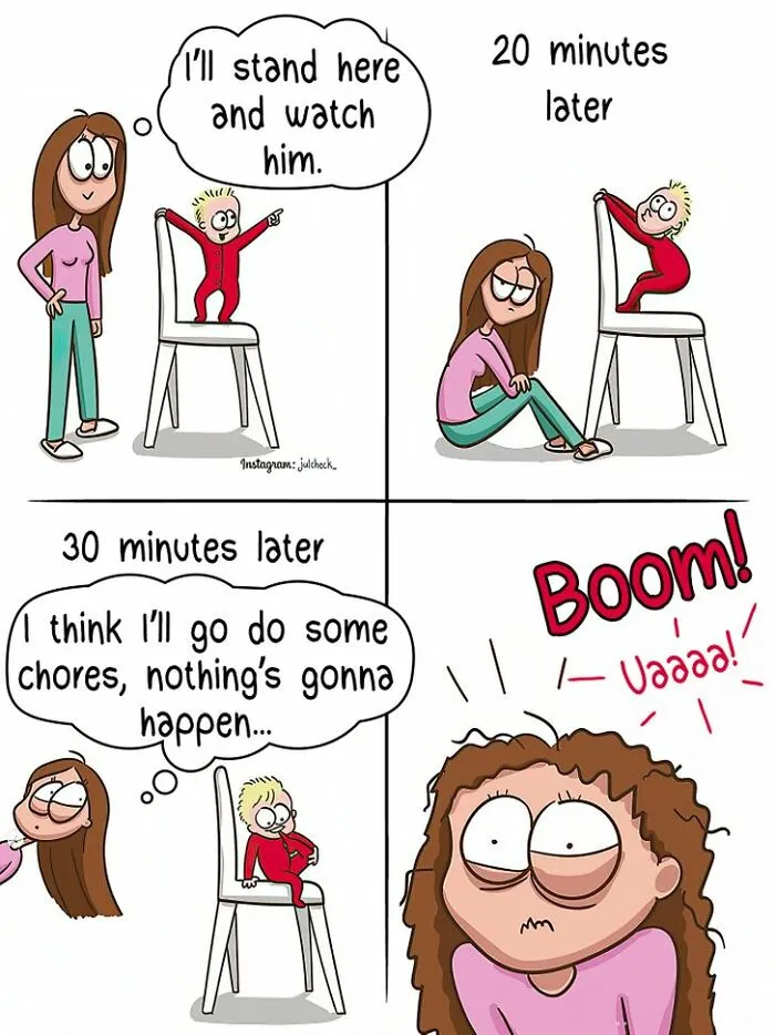 Artist Illustrated Everyday Moments Of Motherhood In 28 Relatable Comics