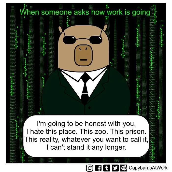 My Comic About Capybaras Showcases The Situations Many Of Us Have To Face At Work (34 Pics)
