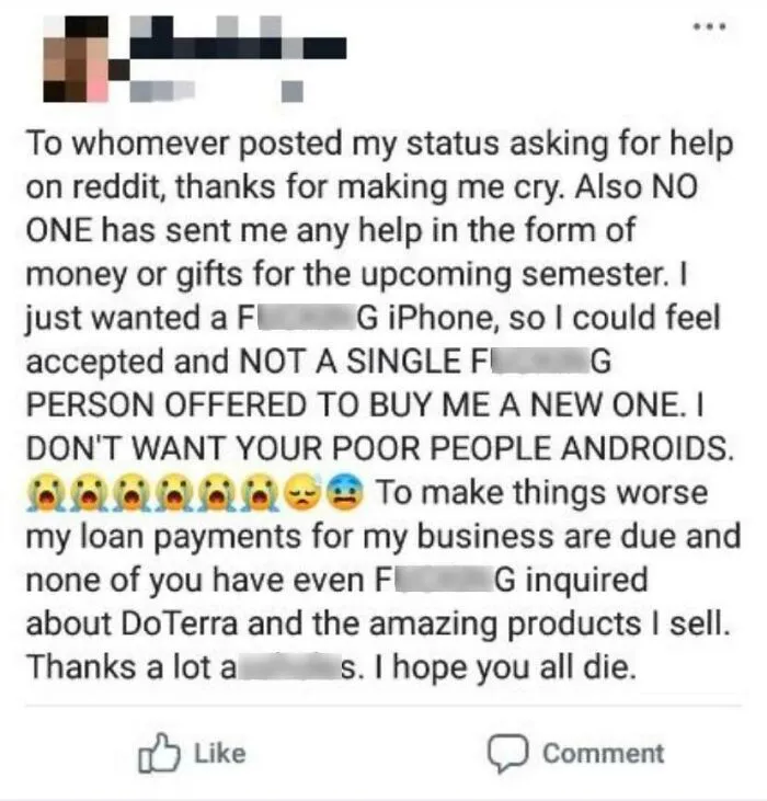 Well That’s One Way To Shill Your Mlm