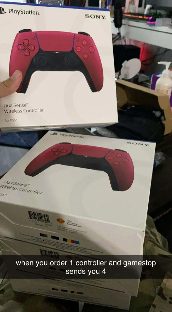 Gamestop Sent Me 4 Controllers Instead Of Just The 1 I Ordered
