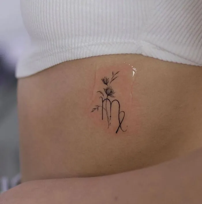 Small Virgo Tattoo