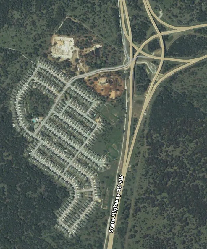 Enhorabuena, tu vecindario es una salida de la carretera (Austin, Texas)