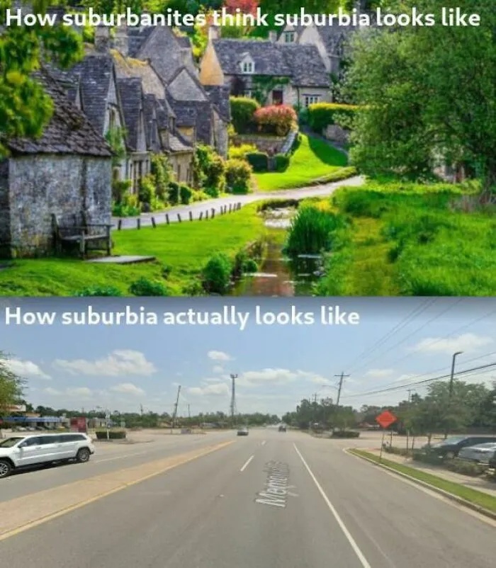I've Noticed This Weird Disconnect With Reality Surbubanites Have