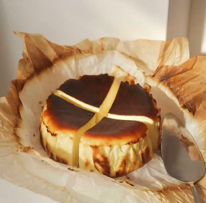 My First Attempt At A Basque Burnt Cheesecake (I’m So Happy With It 🥳)