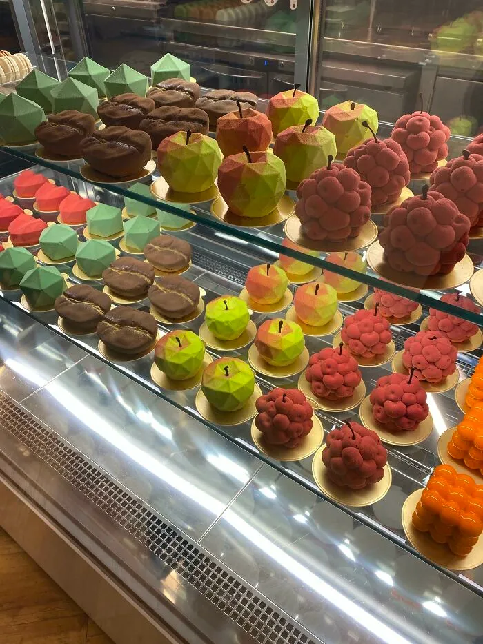 In Boston! Called Jonquil’s Cafe. Super Beautiful And Delicious Little Cakes