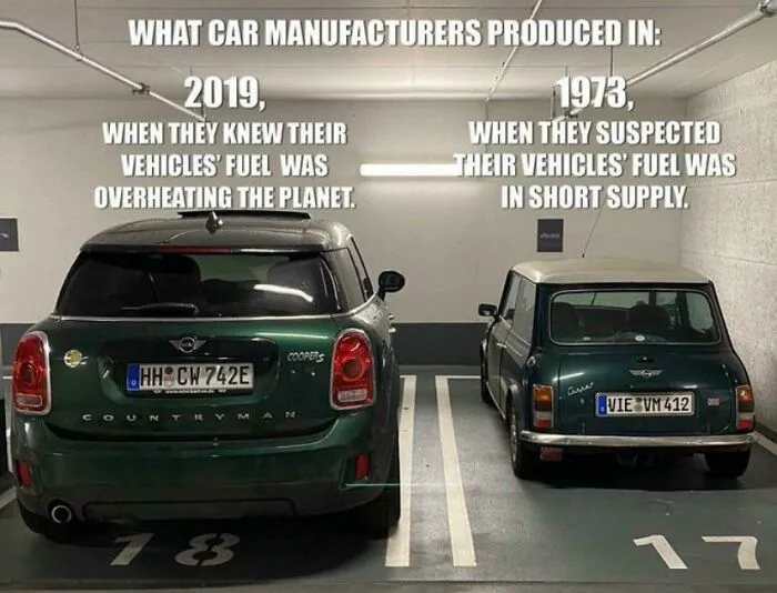 New vs. Old Mini Cooper