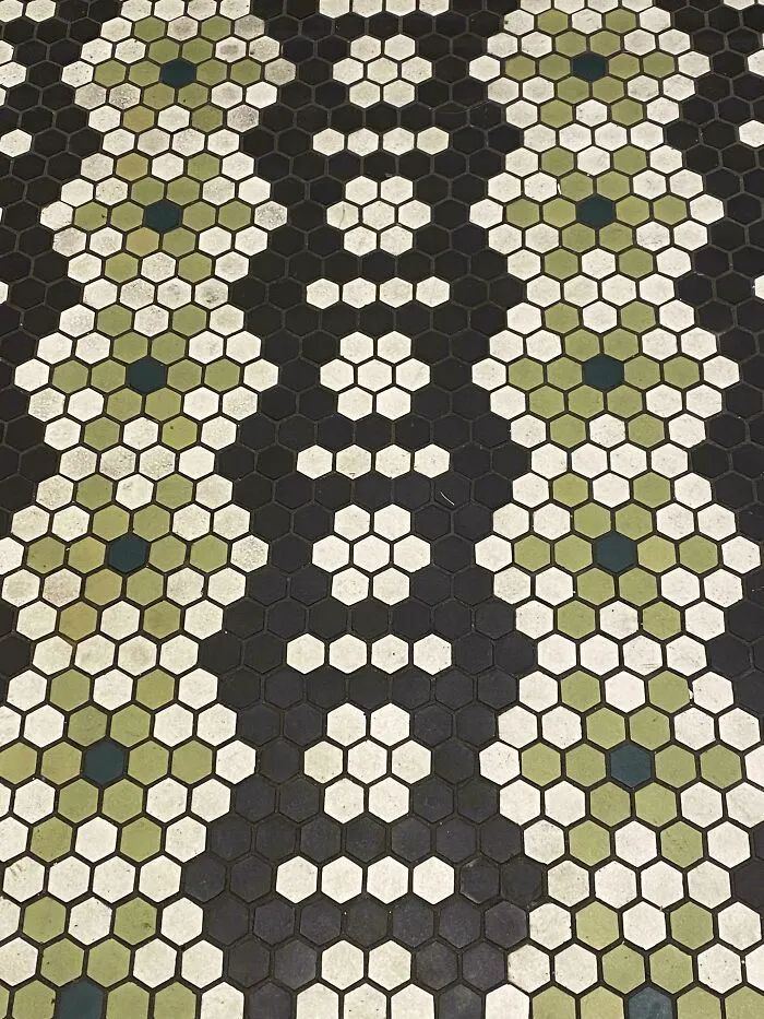 Cannot Unsee In The Bathroom At Work. Spot The Tile!