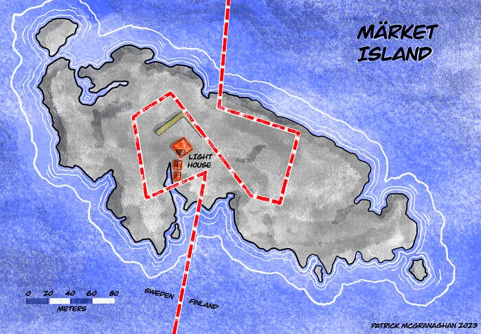 The Bizarre Border Between Finland And Sweden On Märket Island