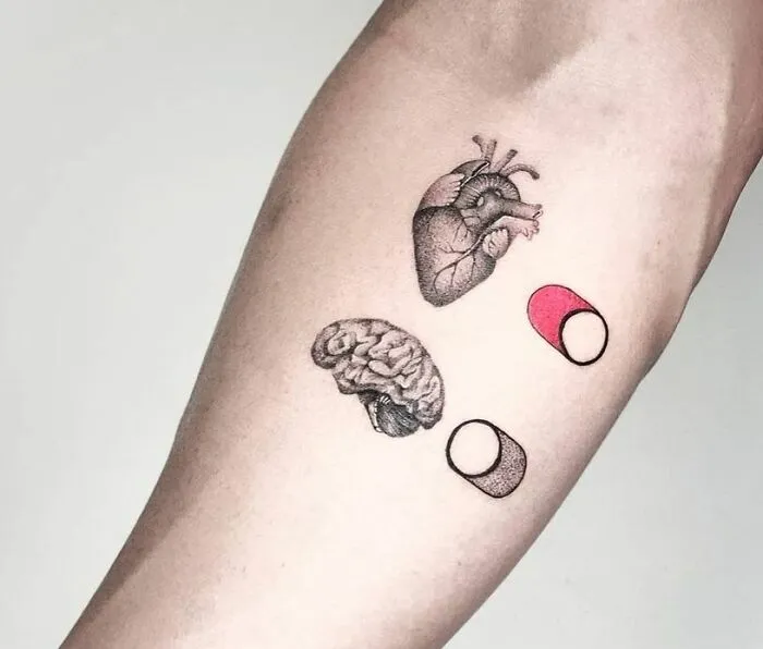 'Heart Is Always The Best Choice' Tattoo