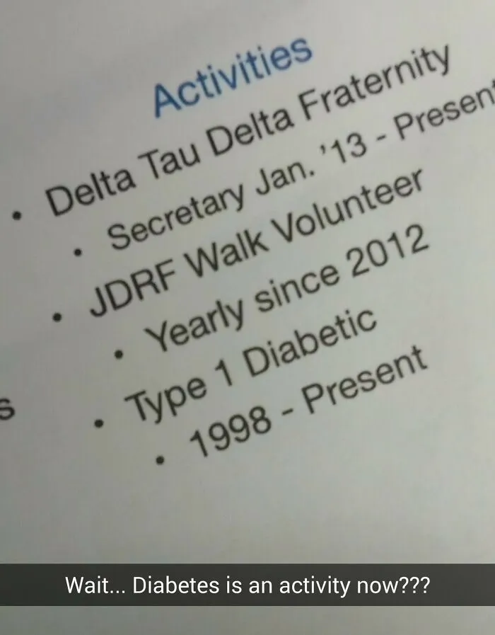 Diabetes Is An Activity Now?
