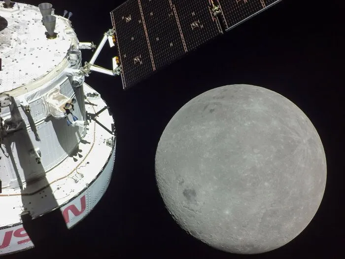 The Other Side Of The Moon Captured By Orion Spacecraft