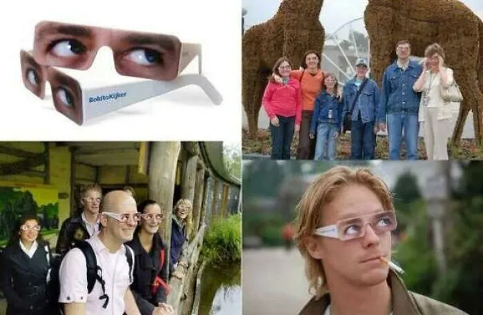 Las gafas Bokito se usan para ver a los gorilas sin hacer contacto visual con ellos, ya que les parece una amenaza