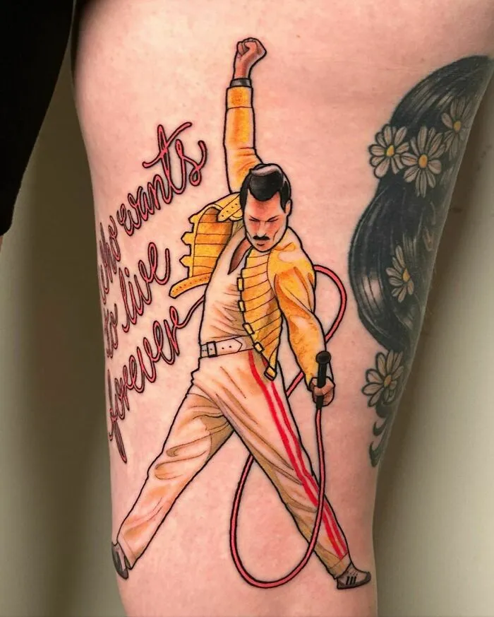 Freddie Mercury Tattoo