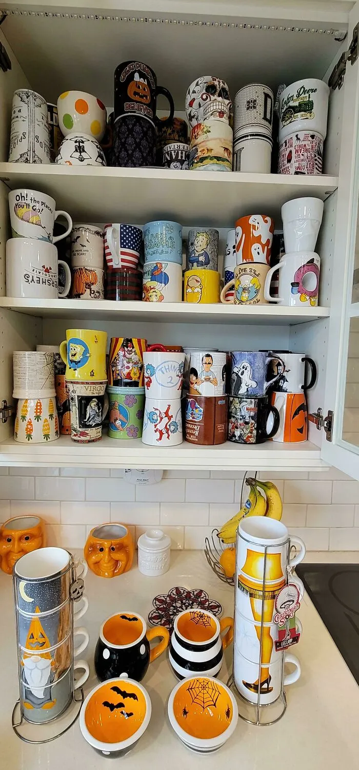 I Used To Think I Had A Problem, Then I Found This Sub. I Still Think I Have A Problem. (Xmas Themed And Others Are In Other Cabinets)