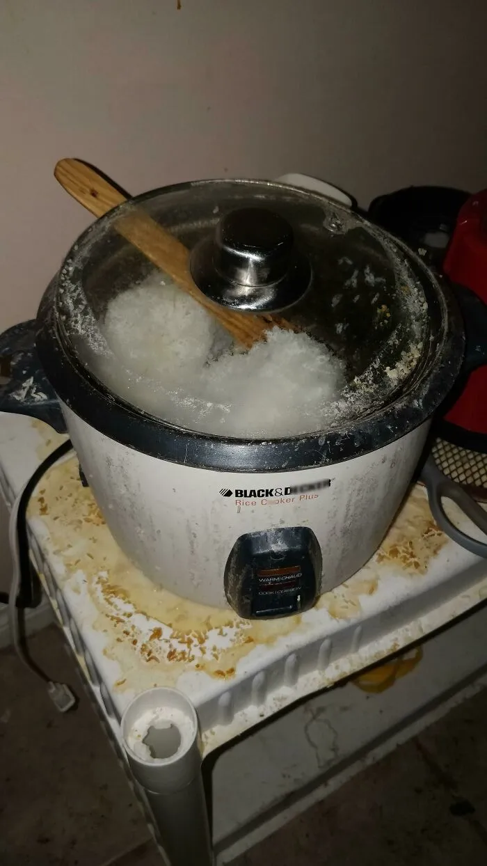 Nunca llegué a usar mi arrocera...