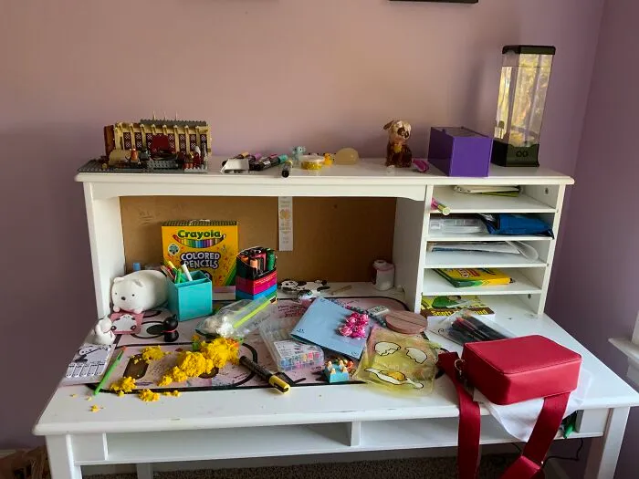 World’s Messiest Desk 