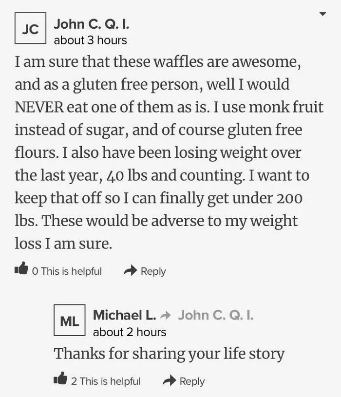 Thanks For Your Life Story!