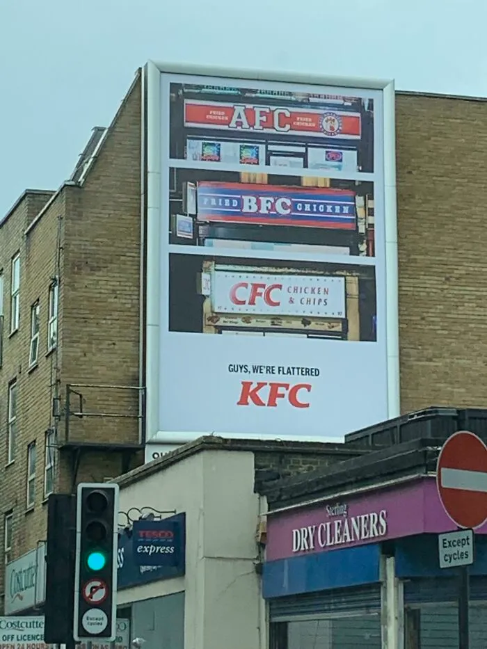 Haha, Good Advertising KFC