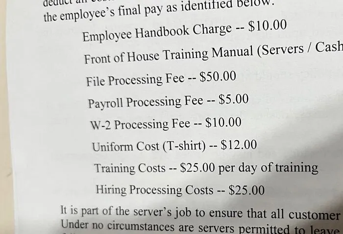An Expensive First Day On The Job
