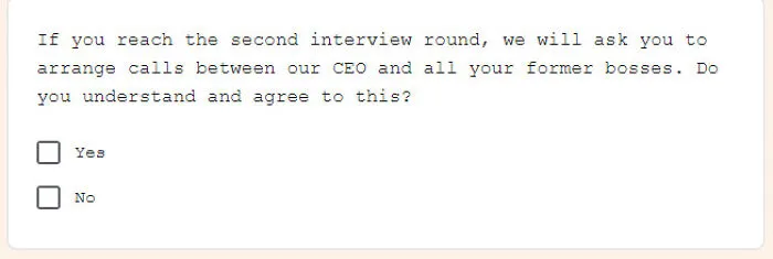 Saw This On A Job Application. Immediately Closed Out