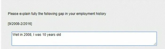 Employment Gap