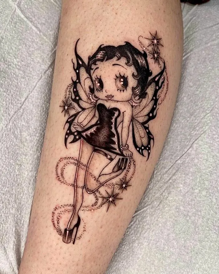 Betty Boop Fairy Tattoo