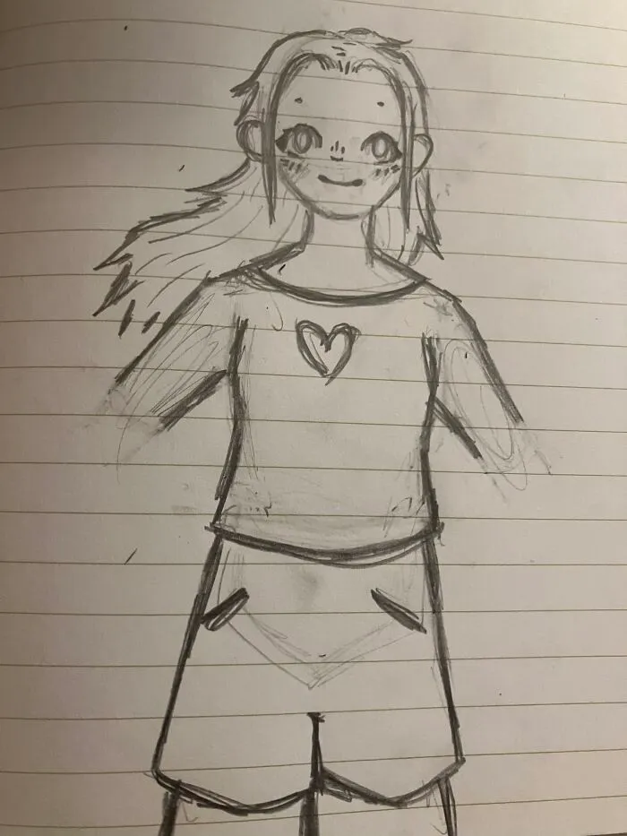 She’s Awesome. I Haven’t Colored Her Yet. I Might Post Her Again She I Do, Hope You All Don’t Mind :)