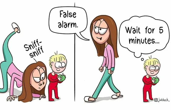 Artist Illustrated Everyday Moments Of Motherhood In 28 Relatable Comics