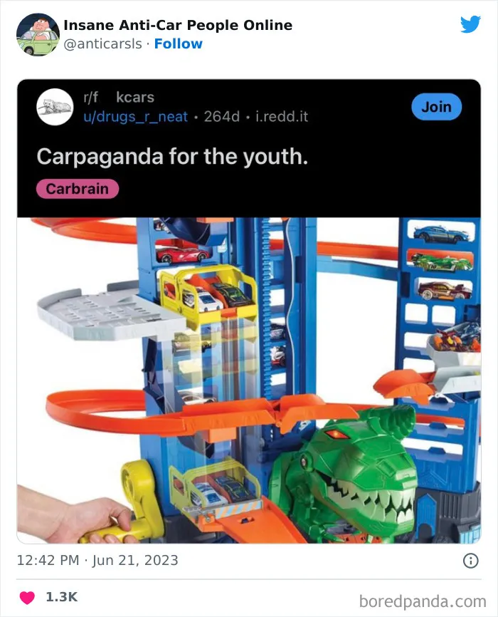 This Twitter Page Exists To Showcase The Wildest Examples Of Anti-Car People (30 Posts)