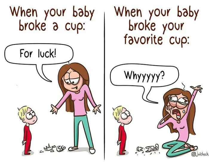 Artist Illustrated Everyday Moments Of Motherhood In 28 Relatable Comics