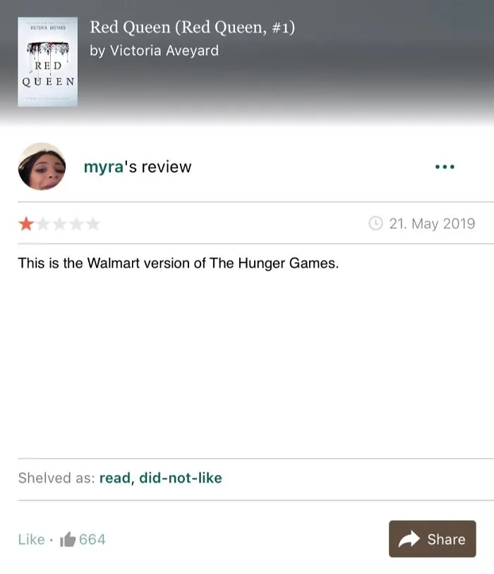 40 Times People Left Hilariously Honest 1-Star Reviews On Goodreads
