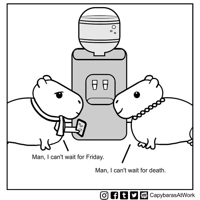 My Comic About Capybaras Showcases The Situations Many Of Us Have To Face At Work (34 Pics)