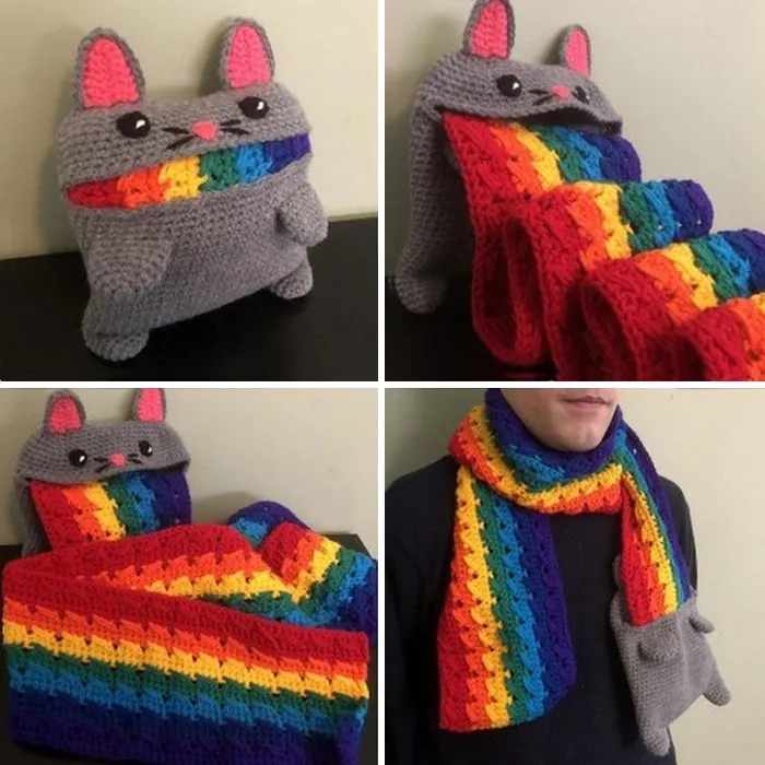 Rainbow Scraf +100 Homo And +100 Swag