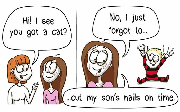Artist Illustrated Everyday Moments Of Motherhood In 28 Relatable Comics