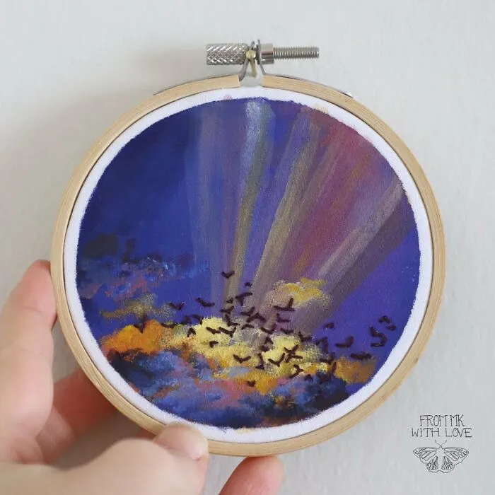 My Dream Of Becoming A Full-Time Artist Came True, And Here Are My Embroidery Artworks That I Created (28 Pics)