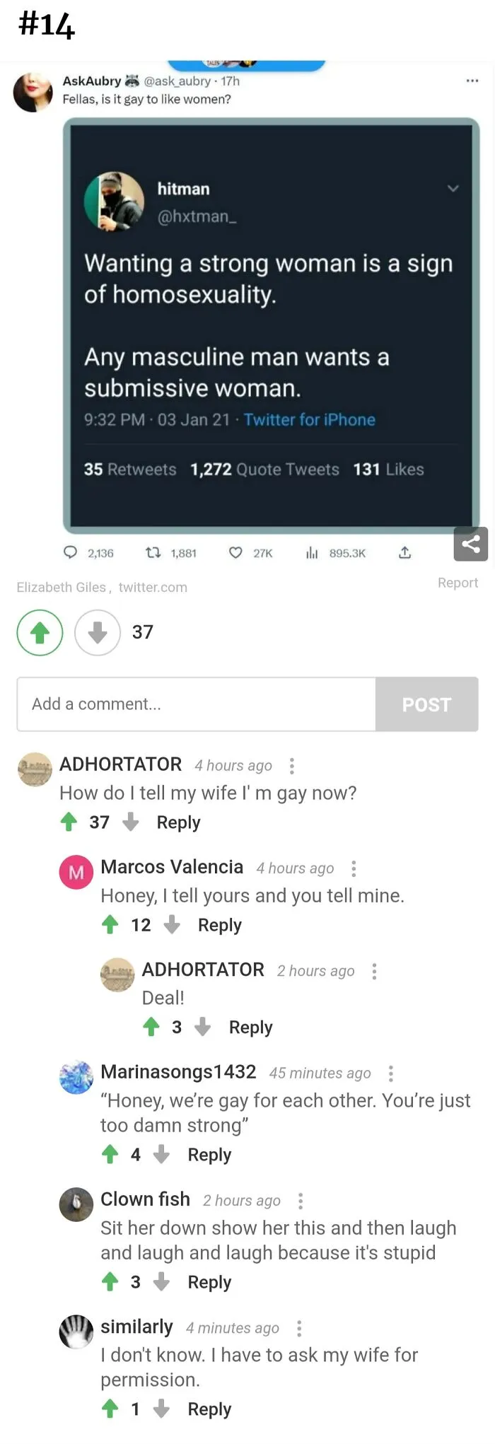 Hey Pandas, Post Screenshots Of Bored Panda Comments You Thought Were Hilarious (Closed)