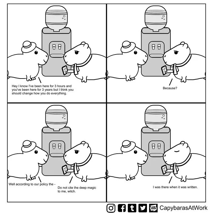 My Comic About Capybaras Showcases The Situations Many Of Us Have To Face At Work (34 Pics)