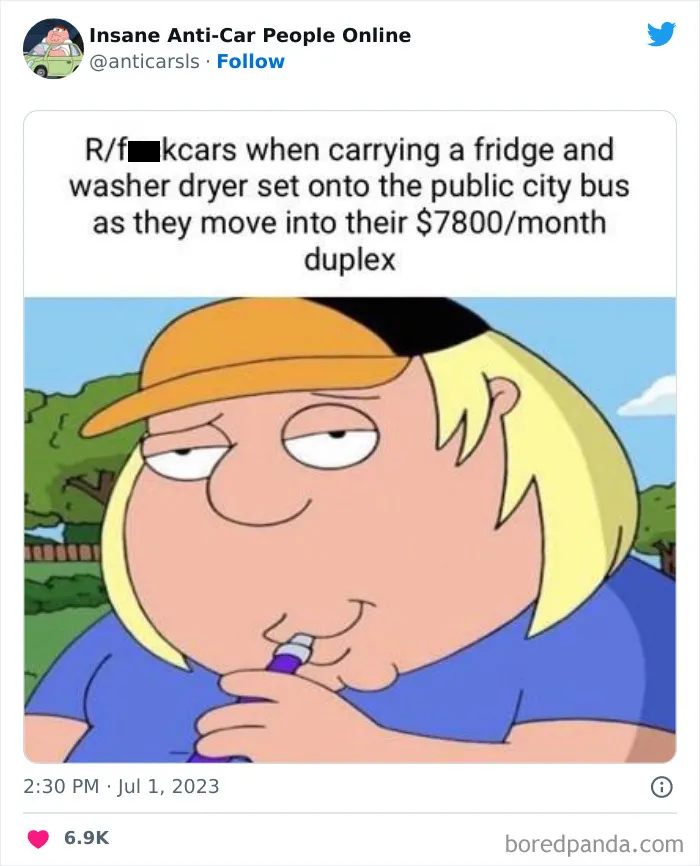 This Twitter Page Exists To Showcase The Wildest Examples Of Anti-Car People (30 Posts)