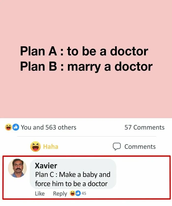 Xavier's hilarious reply about life plans with funny comment on becoming a doctor.