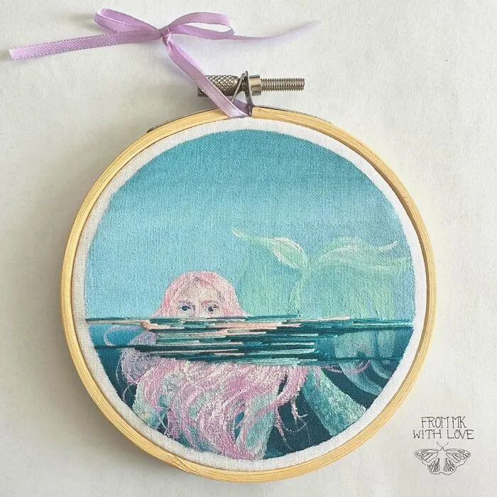 My Dream Of Becoming A Full-Time Artist Came True, And Here Are My Embroidery Artworks That I Created (28 Pics)
