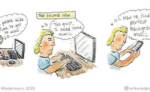 I Made 30 Cartoons Depicting My Love-Hate Connection with Technology