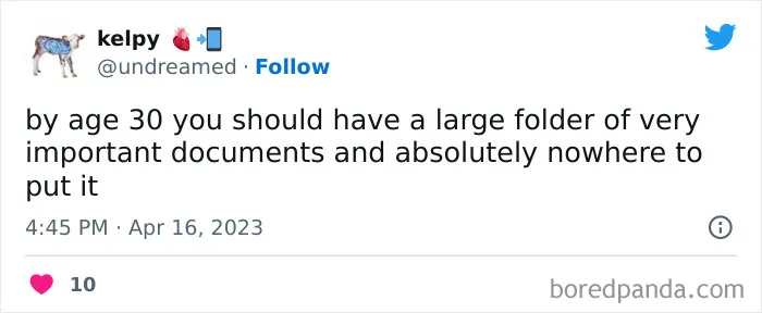 "By 30 You Should...": 30 Hilariously Relatable Tweets