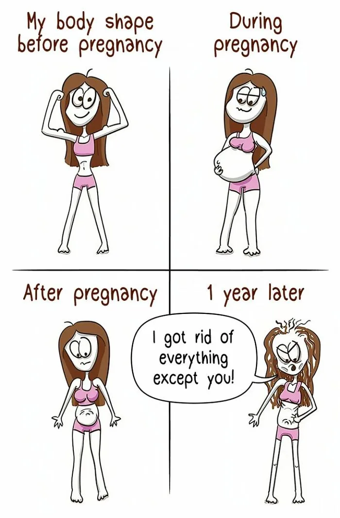 Artist Illustrated Everyday Moments Of Motherhood In 28 Relatable Comics