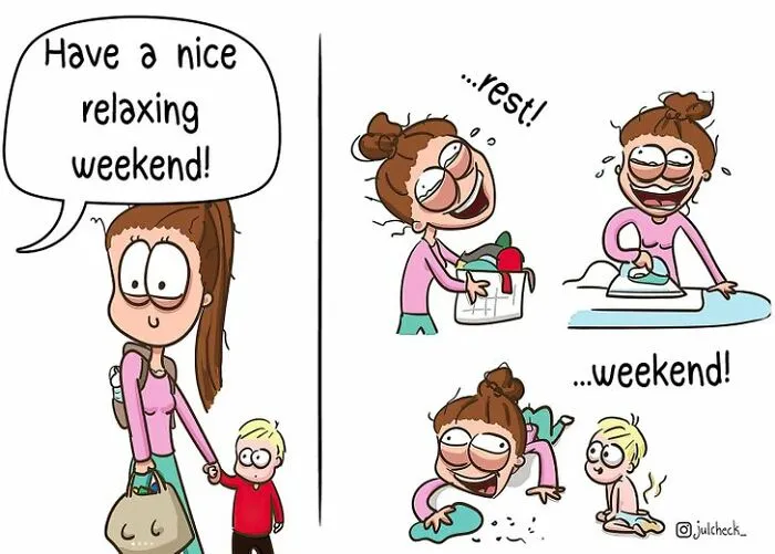 Artist Illustrated Everyday Moments Of Motherhood In 28 Relatable Comics